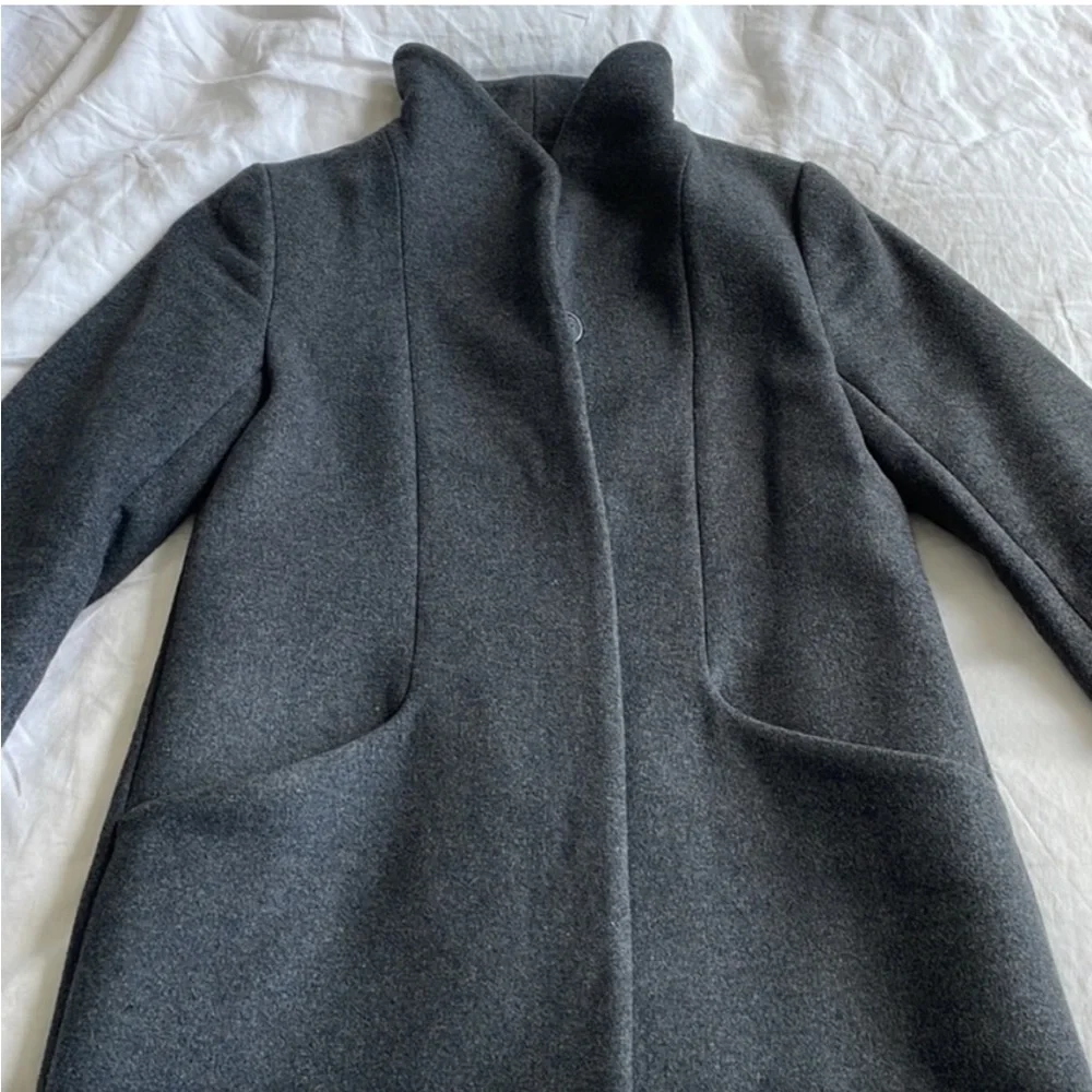 Wilfred charcoal coat - Picture 2 of 5